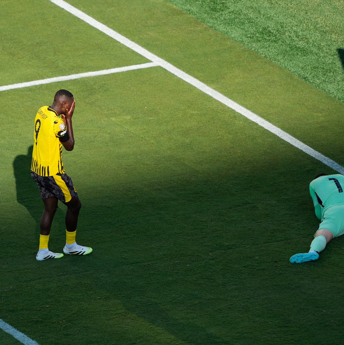 Borussia Dortmund und Serhou Guirassy scheitern im Viertelfinale der Club-WM  - Foto: Pamela Smith/AP/dpa