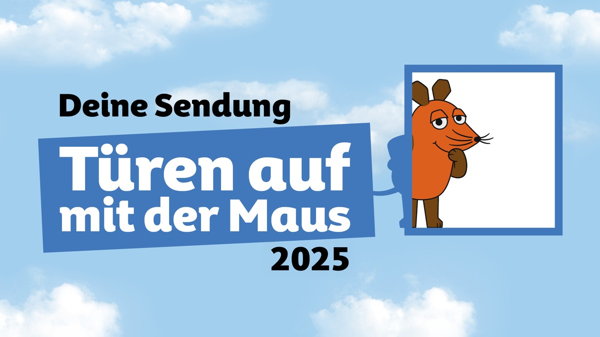 „Türen auf mit der Maus”: Bewerbungen für den WDR-Aktionstag noch bis Ende August 2025 möglich - Foto: WDR / Weiterer Text über ots und www.presseportal.de/nr/7899 / Die Verwendung dieses Bildes für redaktionelle Zwecke ist unter Beachtung aller mitgeteilten Nutzungsbedingungen zulässig und dann auch honorarfrei. Veröffentlichung ausschließlich mit Bildrec