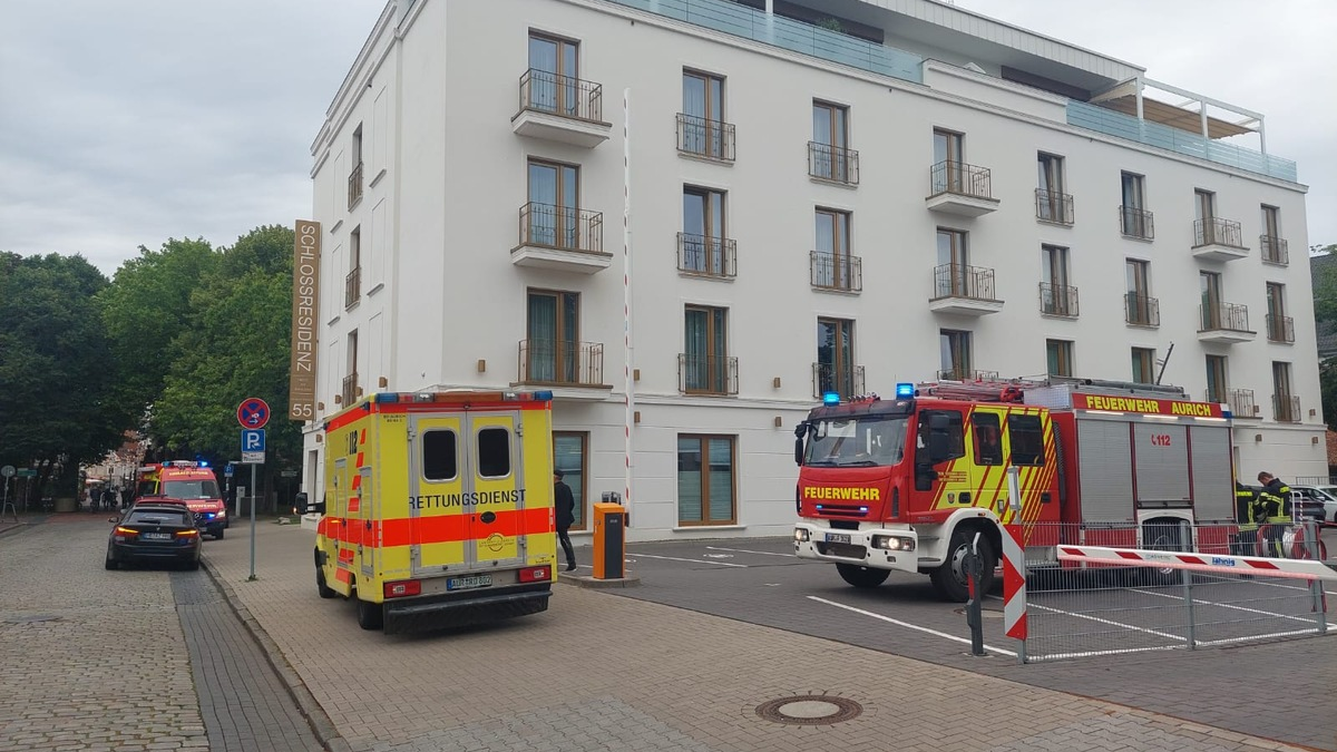 FW-AUR: Aufzugtüren blieben verschlossen - Foto: presseportal.de