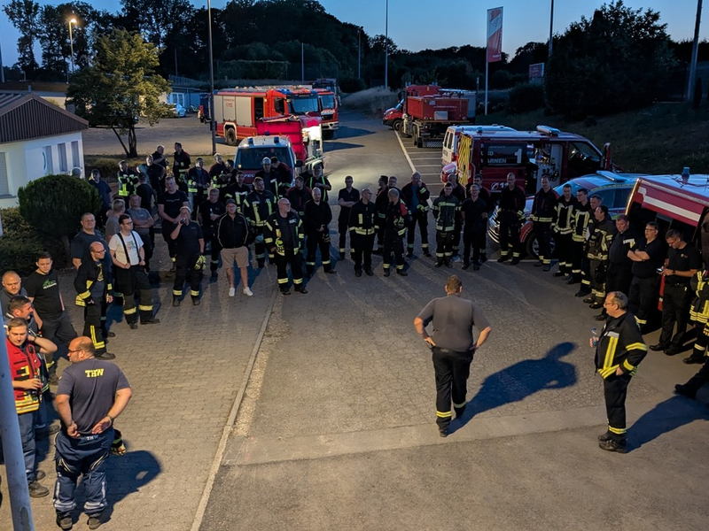 FW-AR: Interkommunale Waldbrandübung der Feuerwehren Ense und Arnsberg - Foto: presseportal.de