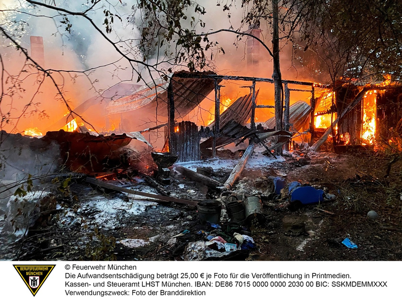 FW-M: Wochenendrückblick der Feuerwehr München (4. - 6. Juli 2025) - Foto: presseportal.de