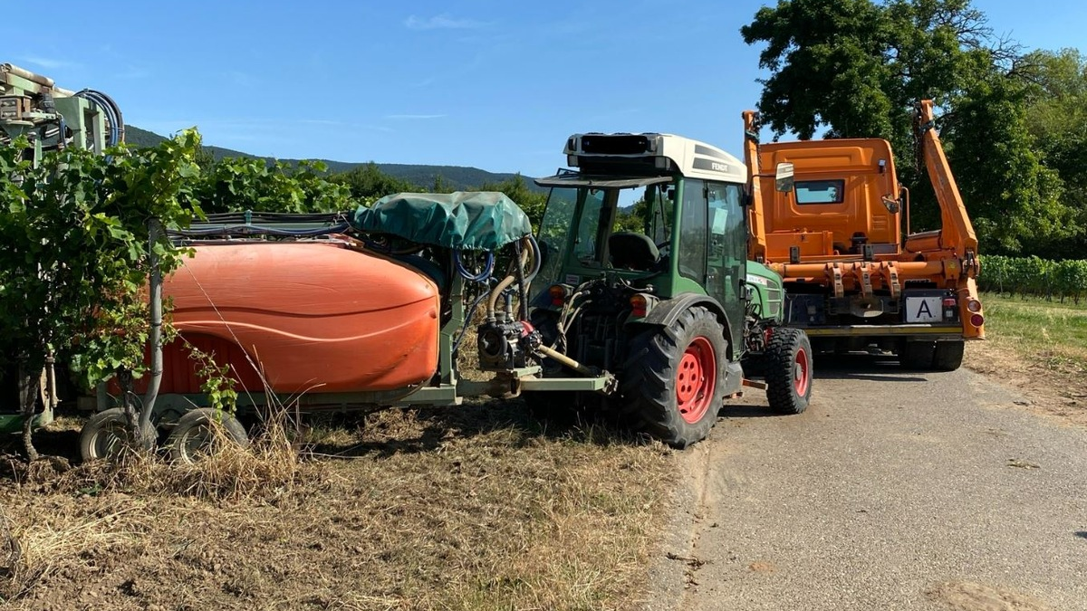 POL-PDLD: Edenkoben - Verletzter Traktorfahrer - Foto: presseportal.de