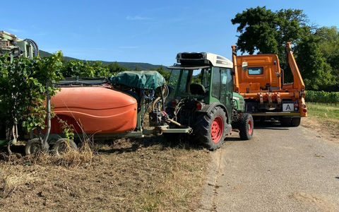 POL-PDLD: Edenkoben - Verletzter Traktorfahrer - Foto: presseportal.de