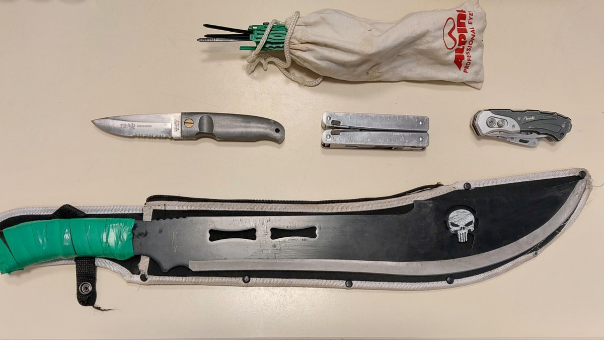 BPOLI DD: Mann mit Machete und Drogen in Einkaufsmarkt am Bahnhof Dresden-Neustadt festgestellt - Foto: presseportal.de