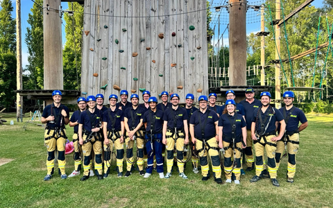 FW Xanten: Förderverein ermöglicht einen Ausflug in die Höhe für die Löscheinheit Xanten-Mitte - Foto: presseportal.de