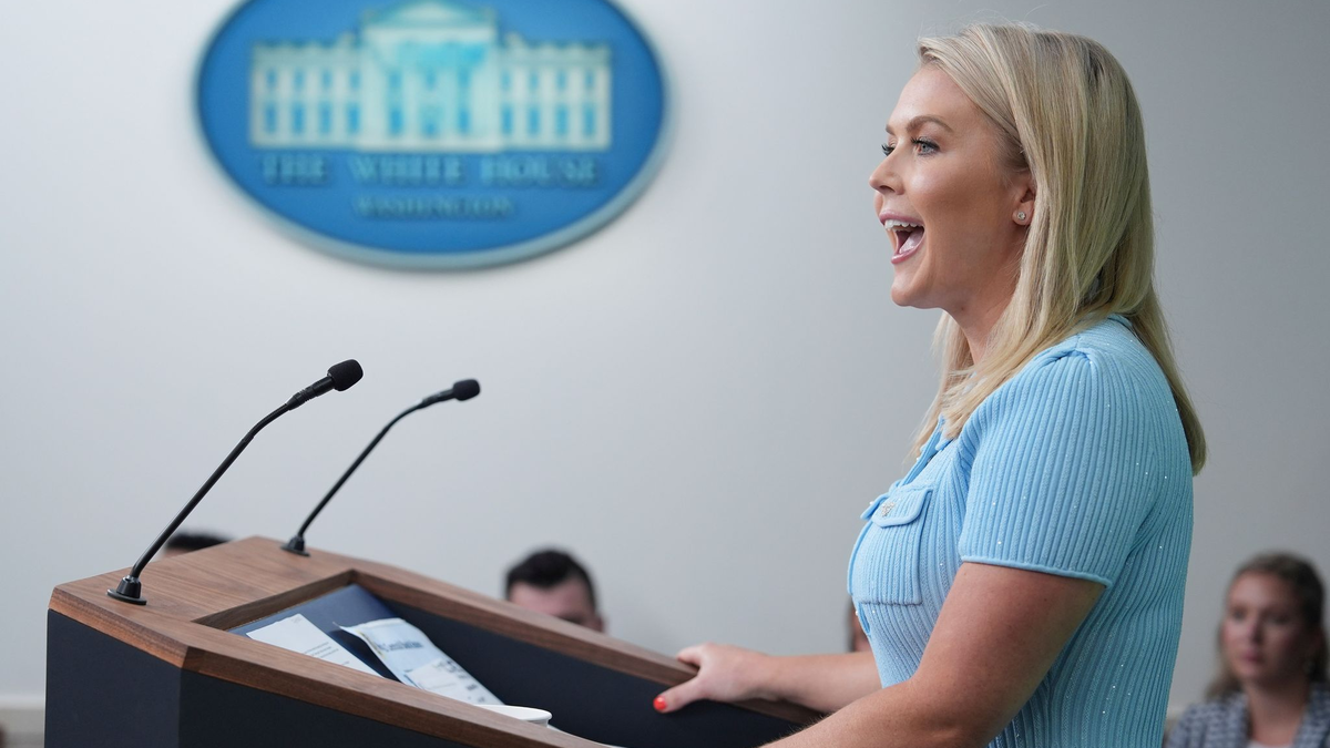 Trump will die Frist im Zollkonflikt per Dekret verschieben - sagt seine Sprecherin Leavitt. (Archivbild) - Foto: Evan Vucci/AP/dpa