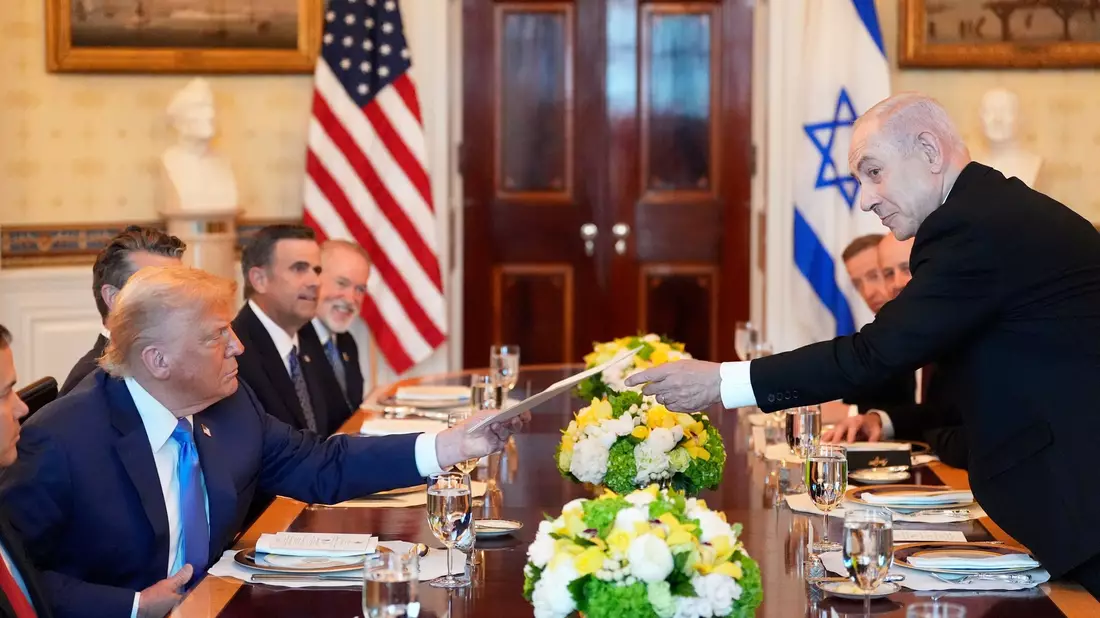 Der US-Sondergesandte Witkoff will sich selbst ein Bild von der Lage im Gazastreifen machen. (Archivbild) - Bild: Alex Brandon/AP/dpa