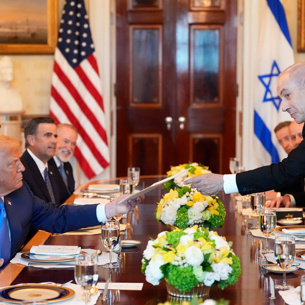 US-Präsident Trump ist zuversichtlich, dass es zu einer Waffenruhe in Gaza kommt.  - Foto: Alex Brandon/AP/dpa