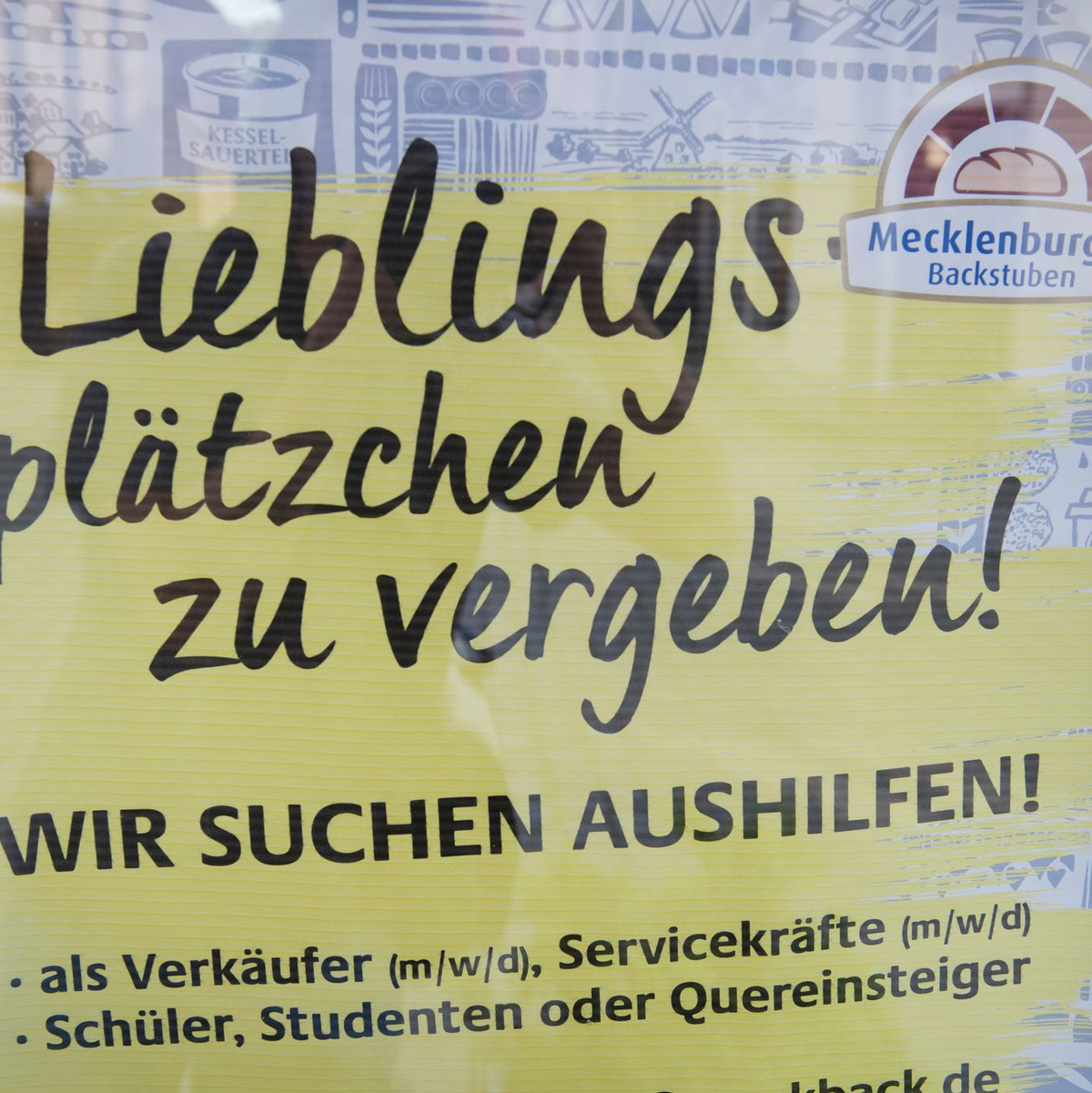 Manche Stellenanzeigen werben auch mit kreativen Sprüchen um Interessenten (Archivbild) - Foto: Stefan Sauer/dpa-Zentralbild/dpa