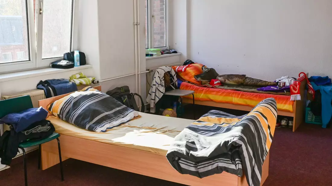 In Deutschland gibt es fast eine halbe Million untergebrachte Wohnungslose. (Symbolbild) - Bild: Patrick Pleul/dpa-Zentralbild/dpa