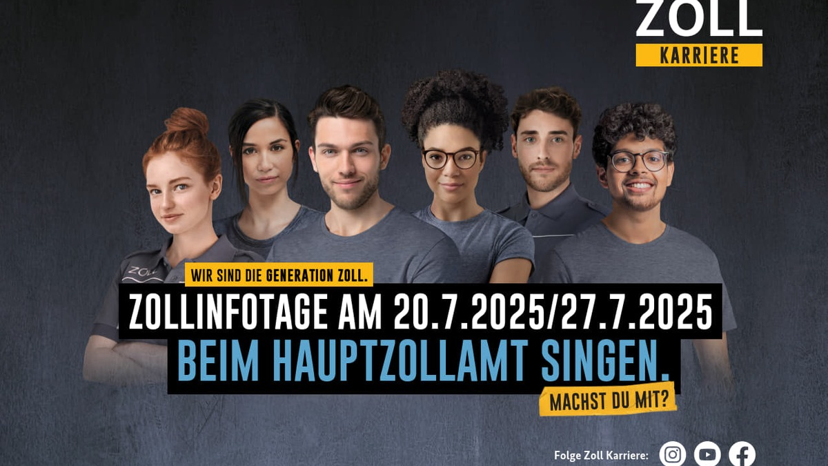 HZA-SI: Zoll-Info-Tage des Hauptzollamts Singen am 20. Juli 2025 in Waldshut und am 27. Juli 2025 Singen (Hohentwiel) - Foto: presseportal.de