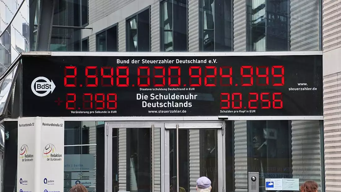 Schuldenuhr (Archiv) - Bild: über dts Nachrichtenagentur