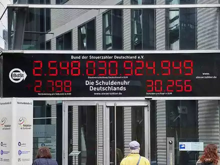 Schuldenuhr (Archiv) - Foto: über dts Nachrichtenagentur