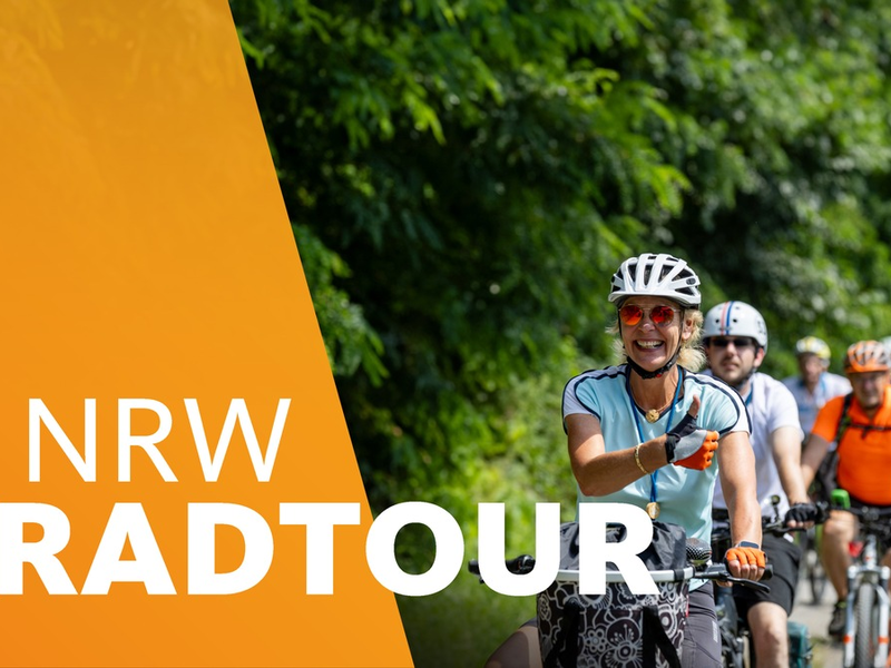 NRWRadtour und WDR 4 Sommer Open Air: / Erst Radfahren, dann Feiern! - Foto: presseportal.de