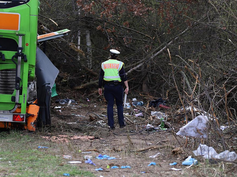 Tödlicher Unfall auf der A 9 bei Leipzig im März 2024 (Archiv) - Foto: über dts Nachrichtenagentur