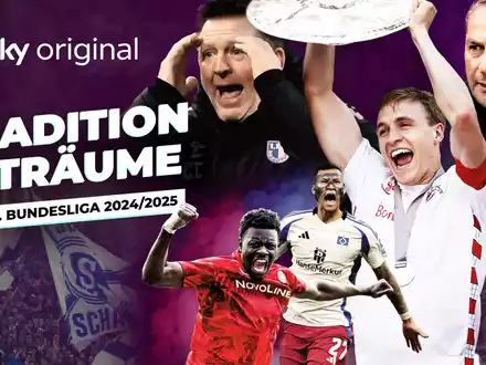 Tradition & Träume: Die 2. Bundesliga 2024/2025- Neue Sky Original Doku zeigt die spektakulärste Zweitliga-Saison aller Zeiten hautnah - Foto: presseportal.de