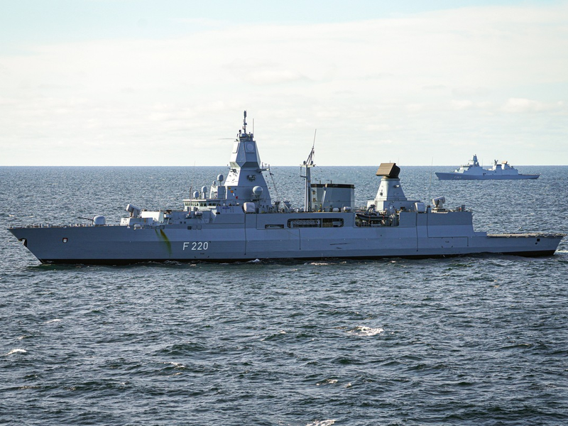 Auslaufen der Hamburg zur Teilnahme an der SNMG1 - Foto: presseportal.de