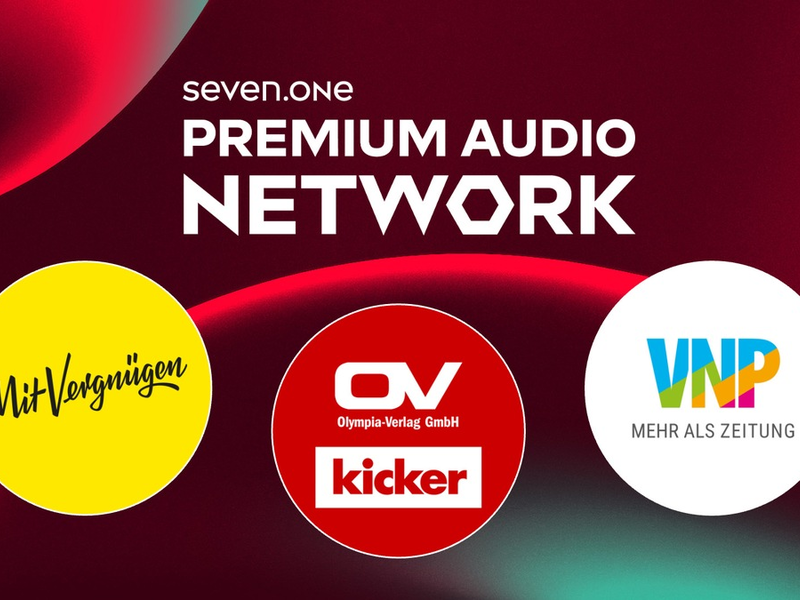 Mit Vergnügen, Olympia-Verlag & Verlag Nürnberger Presse: Seven.One Audio erweitert sein Premium Audio Network um namhafte Partner - Foto: presseportal.de