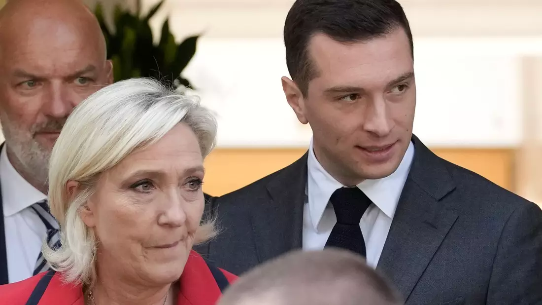 Das rechte Rassemblement National steht im Visier der Finanzfahndung (Archivbild). - Bild: Christophe Ena/AP