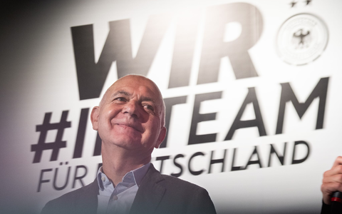 DFB-Präsident Bernd Neuendorf auf EM-Besuch in Zürich  - Foto: Sebastian Gollnow/dpa