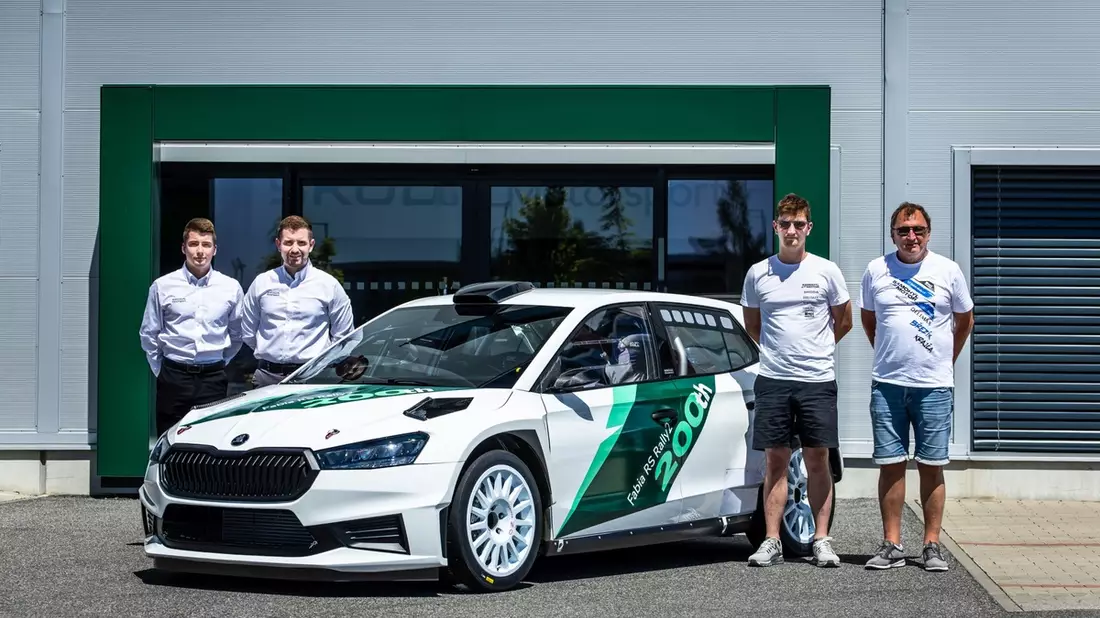 Meilenstein für Škoda Motorsport: Auslieferung des 200. Fabia RS Rally2 - Bild: presseportal.de