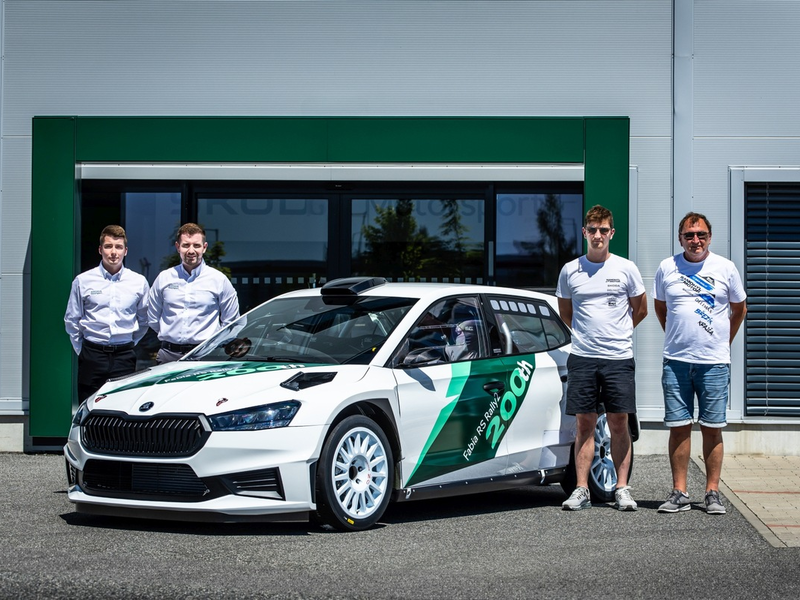 Meilenstein für Škoda Motorsport: Auslieferung des 200. Fabia RS Rally2 - Foto: presseportal.de