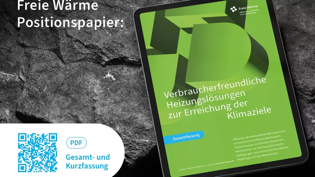 Positionspapier: Klimaneutrale Wärmeversorgung zukunftsfähig und bürgernah gestalten / Bundesregierung plant Überarbeitung der KWP und AVBFernwärmeV - Bild: presseportal.de
