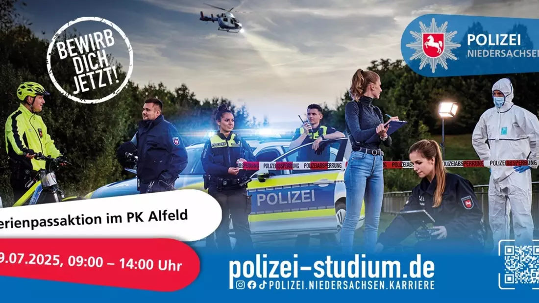 POL-HI: Ein Blick hinter die Kulissen - Ferienpass-Aktion im Polizeikommissariat Alfeld - Bild: presseportal.de