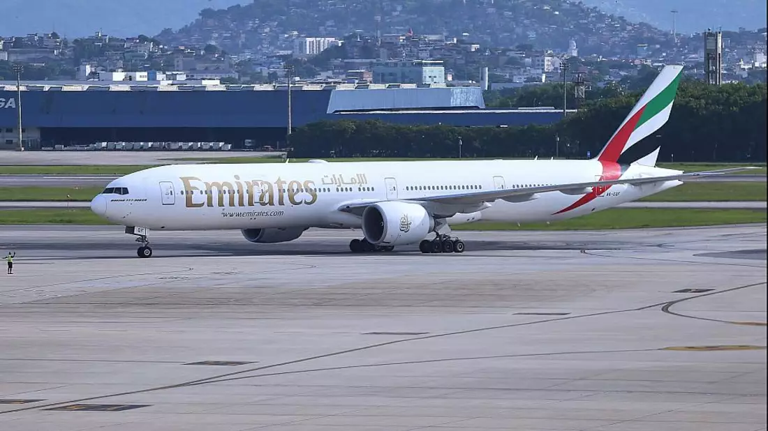 Flugzeug vom Emirates (Archiv) - Bild: über dts Nachrichtenagentur