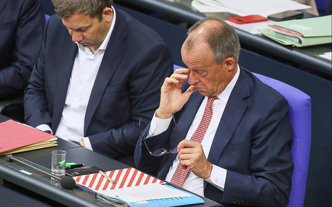 Lars Klingbeil und Friedrich Merz am 09.07.2025 - Foto: über dts Nachrichtenagentur