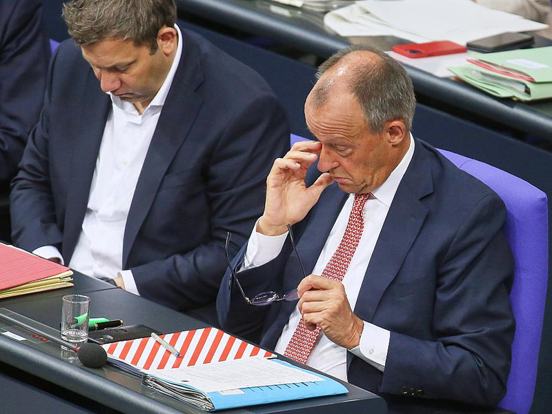 Lars Klingbeil und Friedrich Merz am 09.07.2025 - Foto: über dts Nachrichtenagentur
