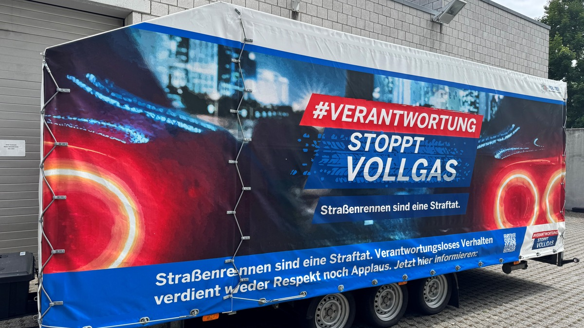 POL-SI: Verantwortung stoppt Vollgas - Polizei führt Kampagne gegen Raser und Poser durch -#polsiwi - Foto: presseportal.de