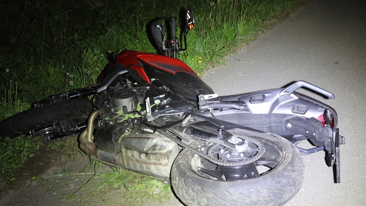 POL-RBK: Overath - Motorradfahrer verletzt sich bei Alleinunfall schwer - Foto: presseportal.de
