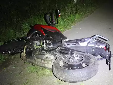 POL-RBK: Overath - Motorradfahrer verletzt sich bei Alleinunfall schwer - Foto: presseportal.de