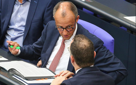 Friedrich Merz und Jens Spahn am 09.07.2025 - Foto: über dts Nachrichtenagentur
