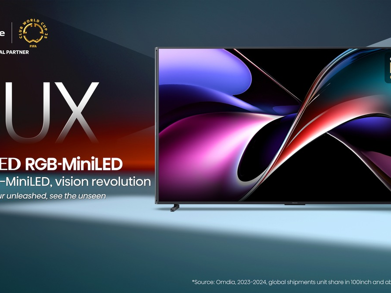 Globale Bühne für RGB MiniLED: Hisense setzt 116UXQ in Szene - Foto: presseportal.de