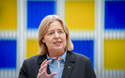 «Ich bin für alles offen», sagte die Bundessozialministerin mit Blick auf die Rente.  - Foto: Kay Nietfeld/dpa