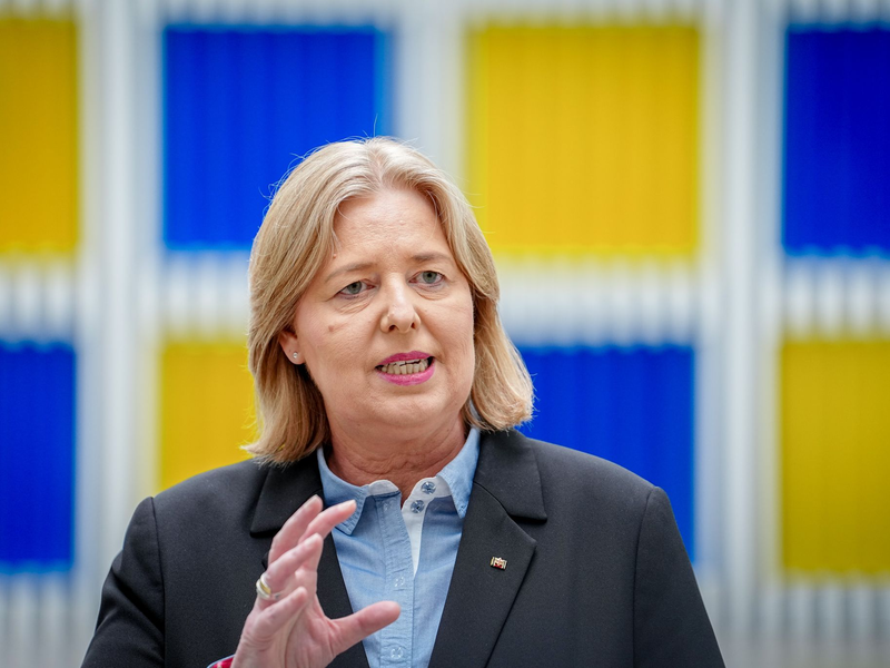 «Ich bin für alles offen», sagte die Bundessozialministerin mit Blick auf die Rente.  - Foto: Kay Nietfeld/dpa