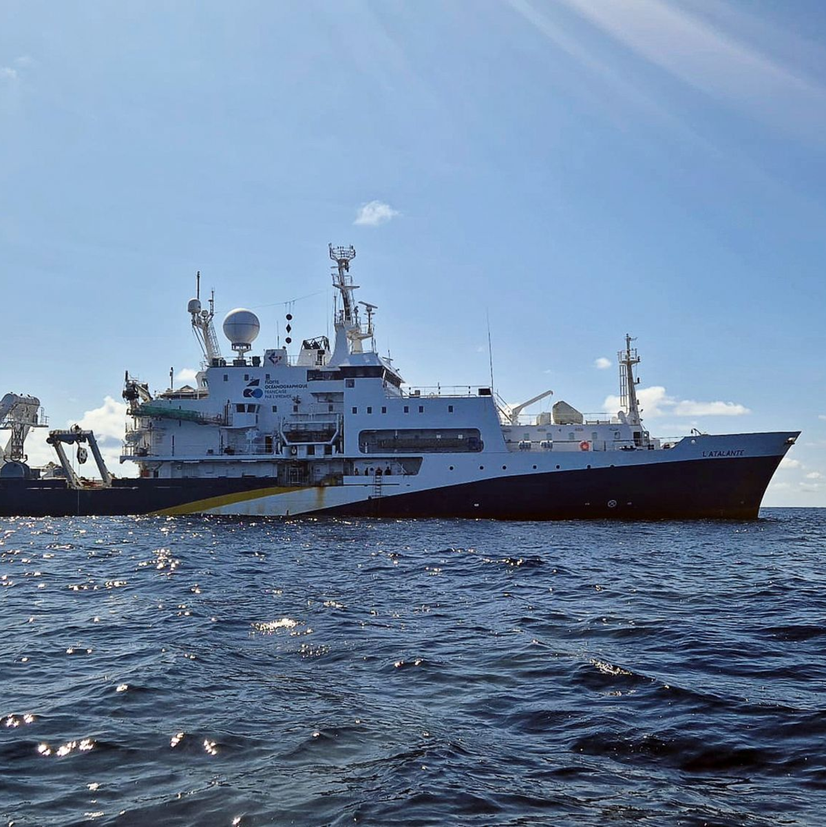 Das internationale Forschungsteam war vier Wochen lang mit dem Schiff «L'Atalante» imSuchareal im Westeuropäischen Becken des Atlantiks unterwegs. - Foto: -/Flotte Océanographique Française/dpa