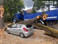 THW LVBEBBST: Das THW unterstützt die Beseitigung von Sturmschäden in Berlin-Reinickendorf - Foto: presseportal.de