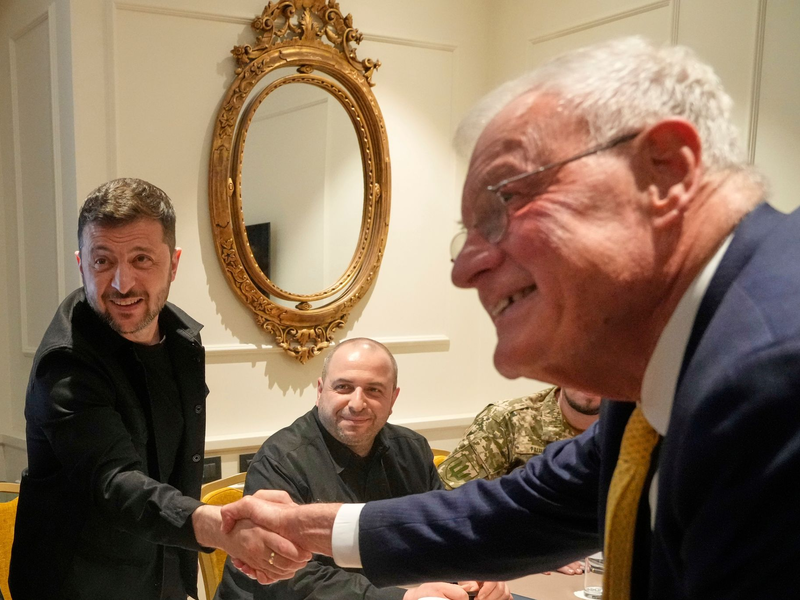 Der US-Sondergesandte Keith Kellogg wird zu weiteren Gesprächen in der ukrainischen Hauptstadt Kiew erwartet. (Archivbild) - Foto: Gregorio Borgia/AP/dpa