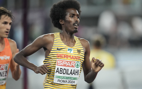 Nun hat Mohamed Abdilaahi den deutschen Rekord von Dieter Baumann geknackt.  - Foto: Michael Kappeler/dpa