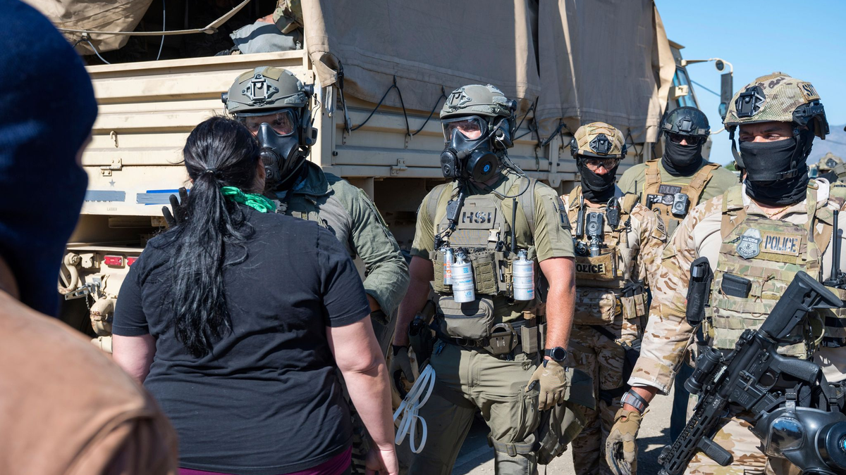 Das Vorgehen der Trump-Regierung im Raum Los Angeles ist umstritten.  - Foto: Michael Owen Baker/AP/dpa