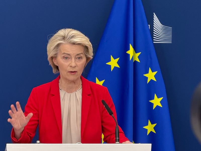 Ursula von der Leyen betonte, dass die EU-Kommission dennoch nicht tatenlos bleiben werde (Archivbild). - Foto: Helena Dolderer/dpa