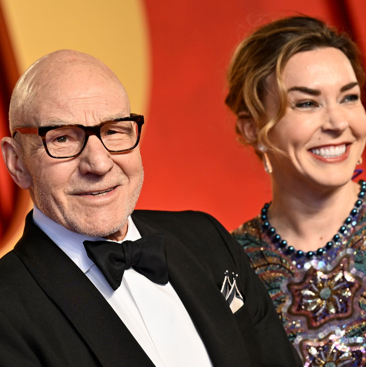 Patrick Stewart und seine Frau Sunny Ozell. - Foto: Evan Agostini/Invision/AP/dpa