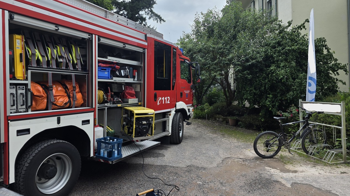 FW-AR: Bestätigter Brand in Wohnunterkunft - Foto: presseportal.de