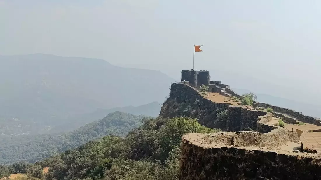 Die Pratap-Festung ist eine der historischen Militärlandschaften von Maratha in Indien (Archivbild). - Bild: Dronah/Unesco/dpa