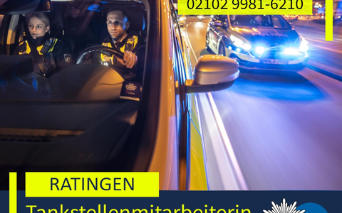 POL-ME: Bei Diebstahlsversuch: Tankstellenmitarbeiterin geschlagen - 2507058 - Foto: presseportal.de POL-ME: Bei Diebstahlsversuch: Tankstellenmitarbeiterin geschlagen - 2507058 - Foto: presseportal.de