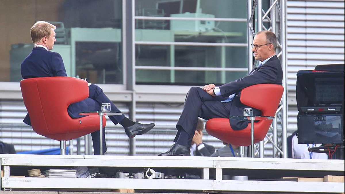 Markus Preiß und Friedrich Merz am 13.07.2025 - Foto: über dts Nachrichtenagentur