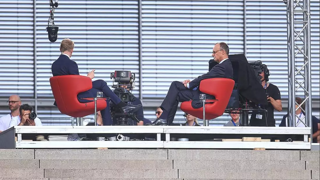 Markus Preiß und Friedrich Merz am 13.07.2025 - Bild: über dts Nachrichtenagentur